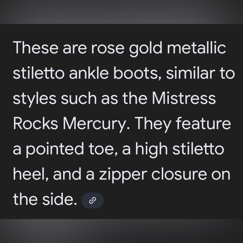Boots Elegant Metallic Ankle Boots 7 Great gold metallic color! CLEAN WILD DIVA - Picture 11 of 11